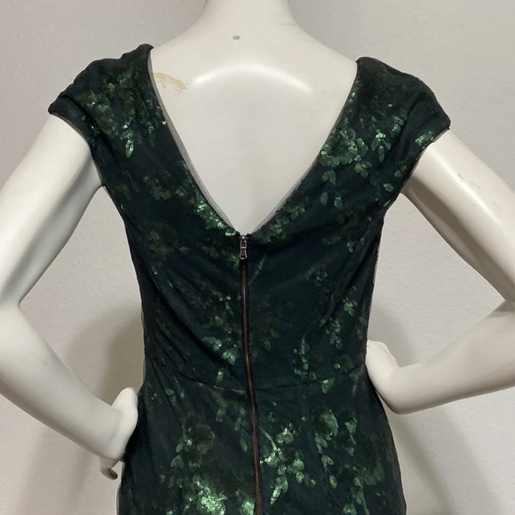 Antonio Melani Gwen Sequin Mesh Sheath Cocktail Dress - Picture 6 of 7